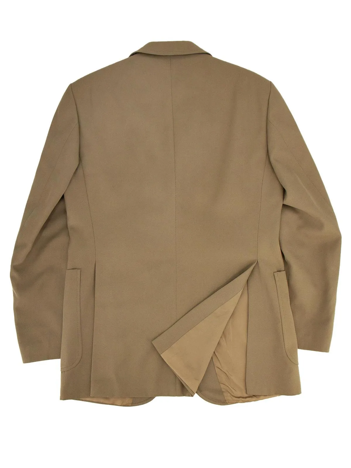 1970s Light Brown Twill Patch Pocket Blazer