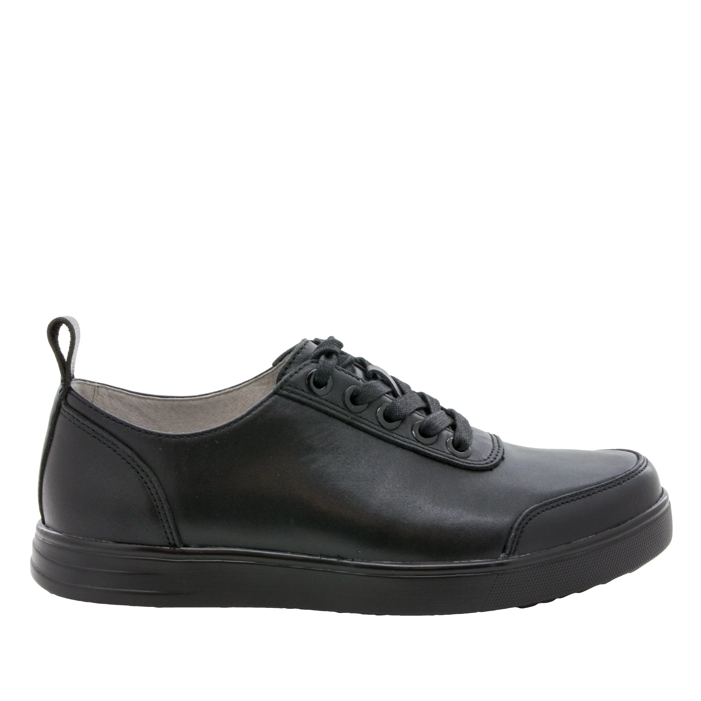 Alegria Men's Stretcher Black Tumbled Shoe