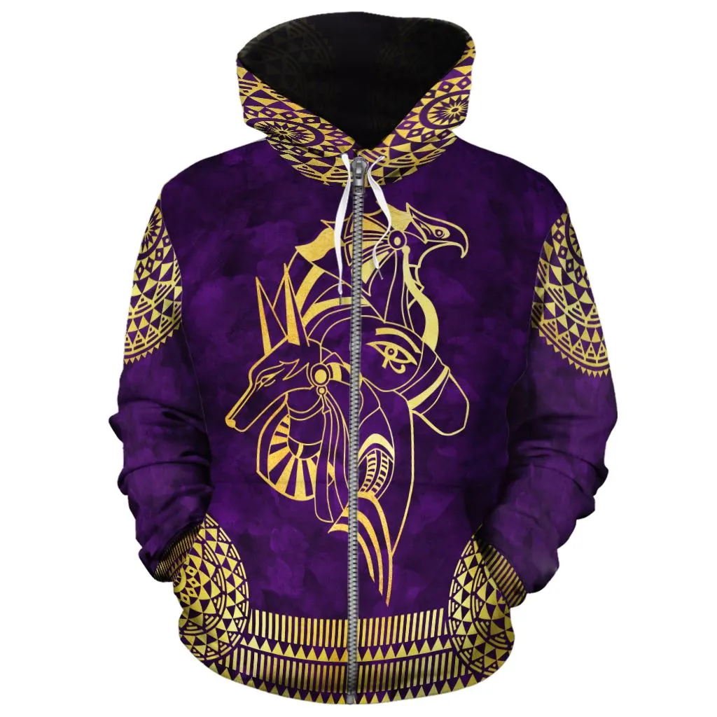 Anubis & Horus 2 All-over Hoodie