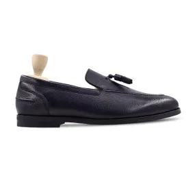 Arnet - Men's Dark Blue Pebble Grain Leather Loafer