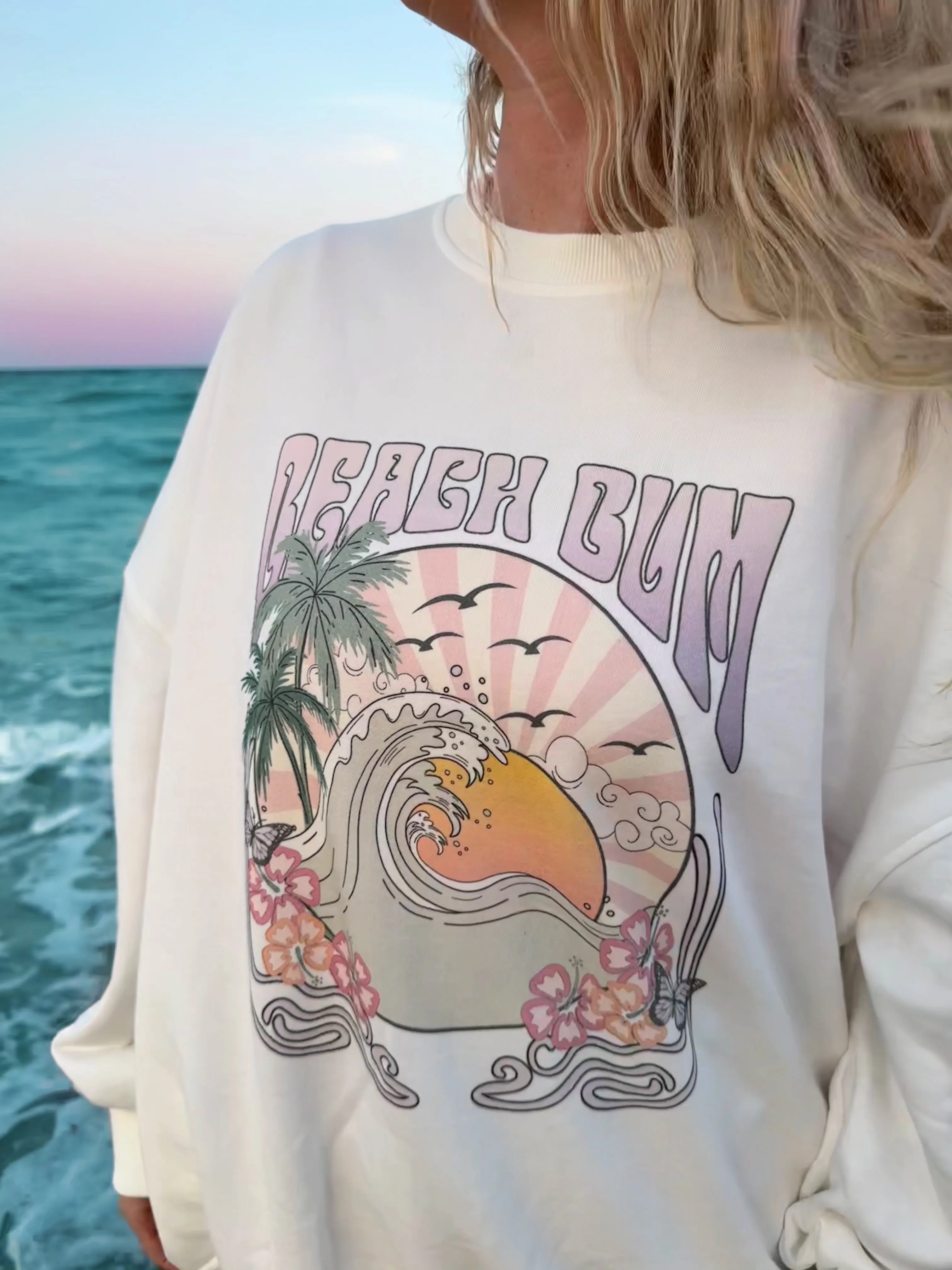 Beach Bum Sunset Sweatshirt