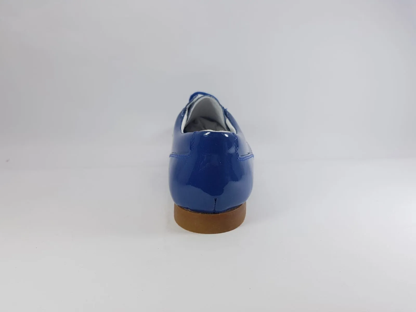 Beberlis Patent Blue Nautic Oxford Tassle Dress Shoes