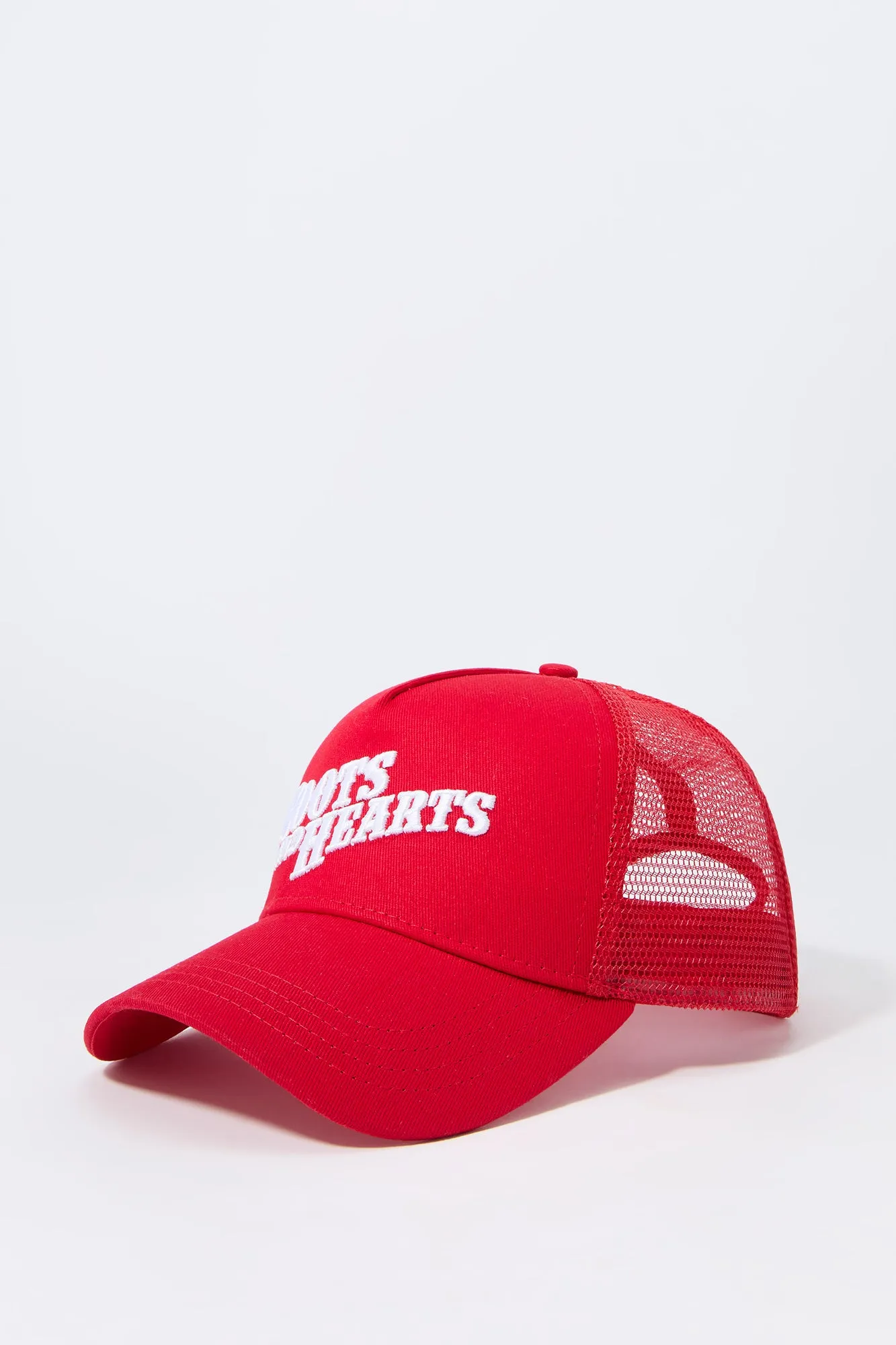 Boots and Hearts Embroidered Trucker Hat