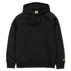 Carhartt WIP Chase Pullover Hoodie - Black / Gold