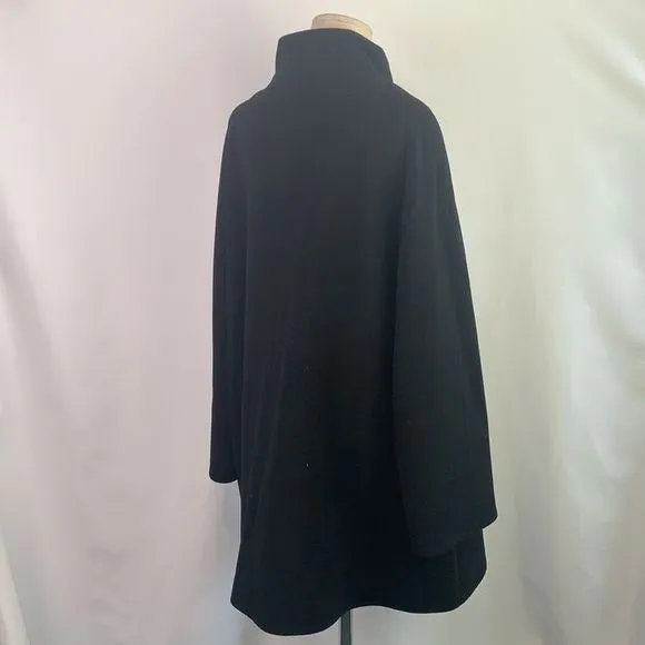 Cinzia Roccablack cashmere blend 3/4 jacket