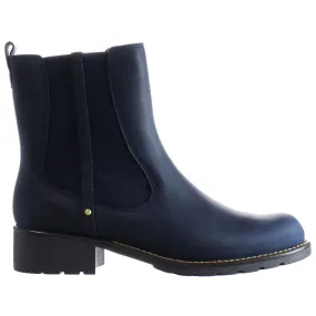 Clarks Orinoco Club Womens Navy Blue Boots