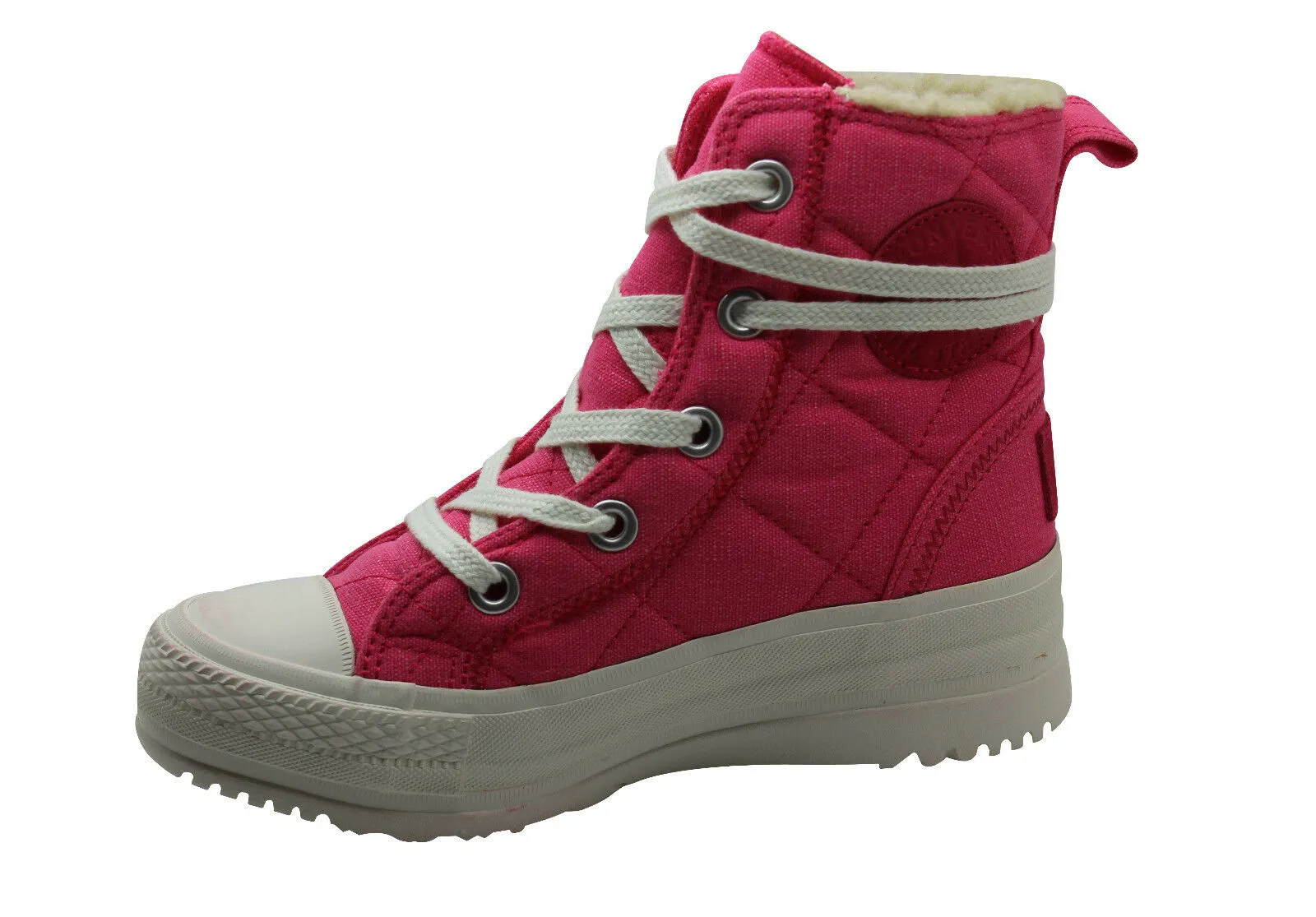 Converse Chuck Taylor CT Alice Fleece Womens Pink Boots 532327C Y9A