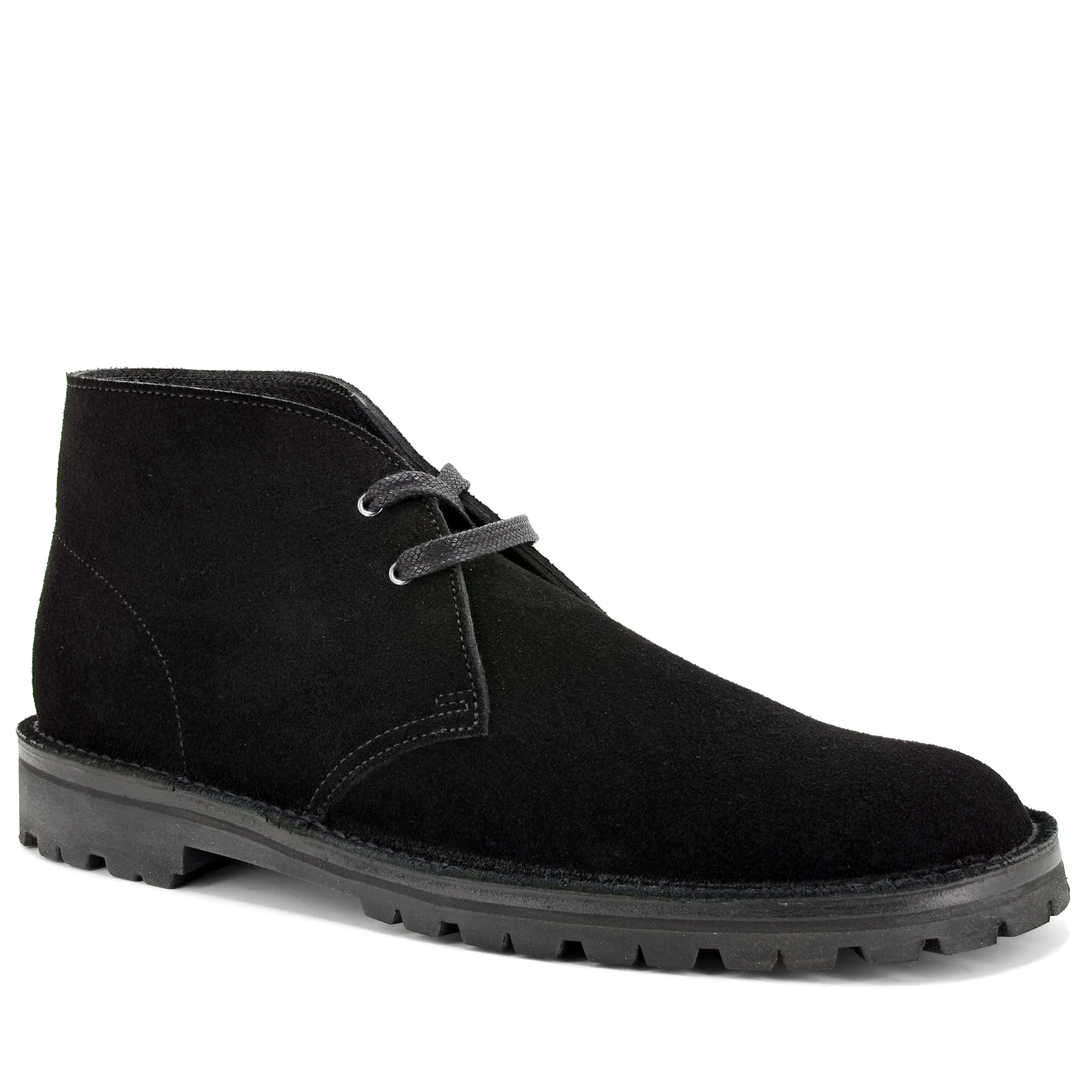 Desert Boot Black Suede 2 eyelet