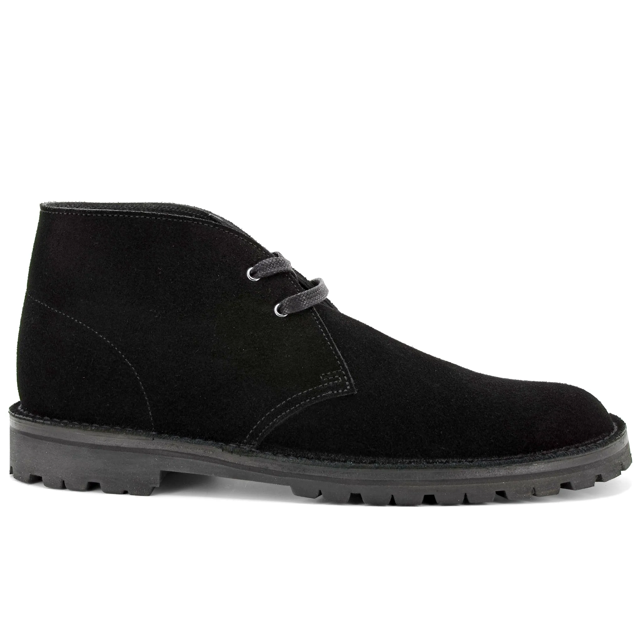 Desert Boot Black Suede 2 eyelet