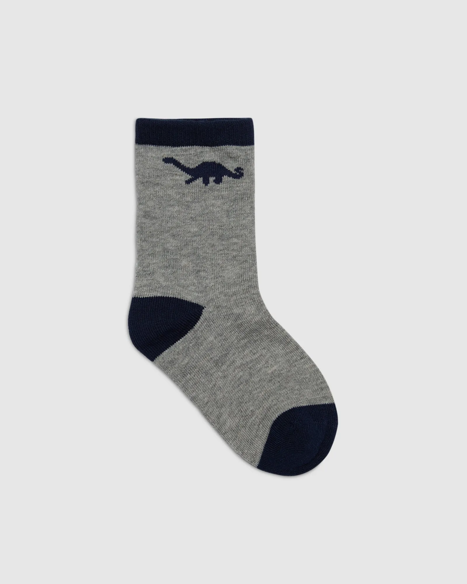 Dinosaur Crew 3 Pack Navy/Grey