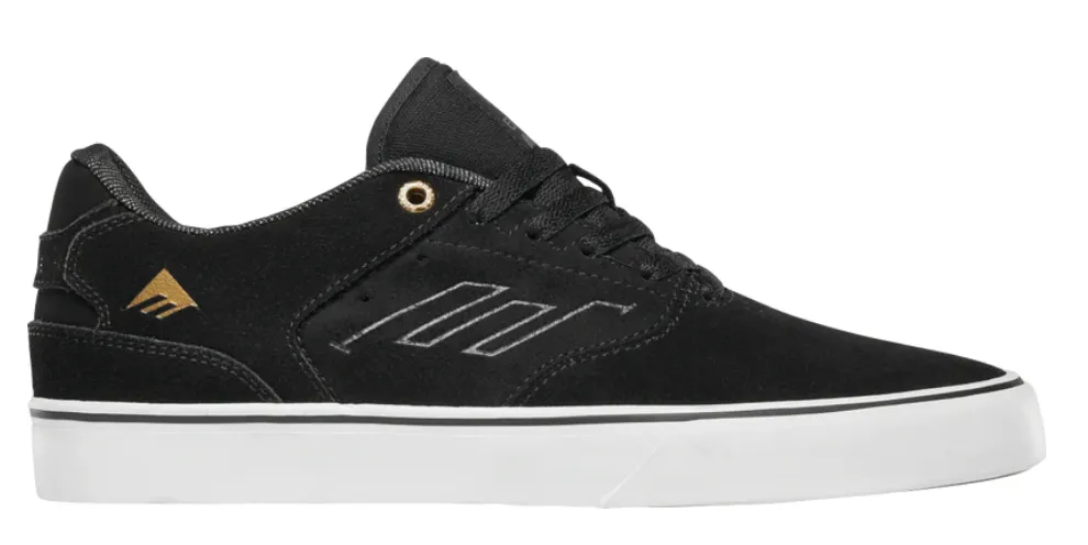 EMERICA LOW VULC - BLACK/GOLD/WHITE