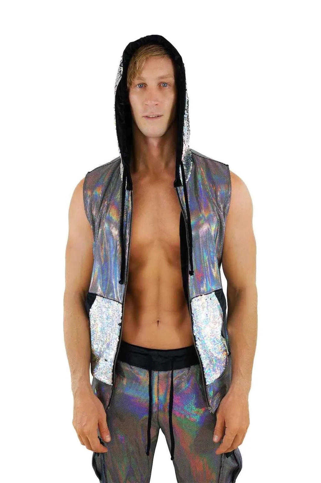 Fiesta Sleeveless Hoodie - Supernova