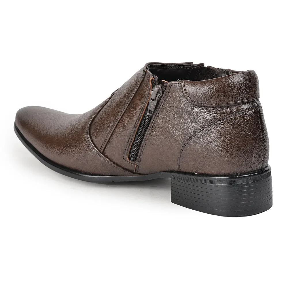 Fortune (Brown) Ankle Boots For Men A1-07 By Liberty