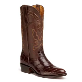 Gavel Men's Patricio Eel Skin Boots - Brown