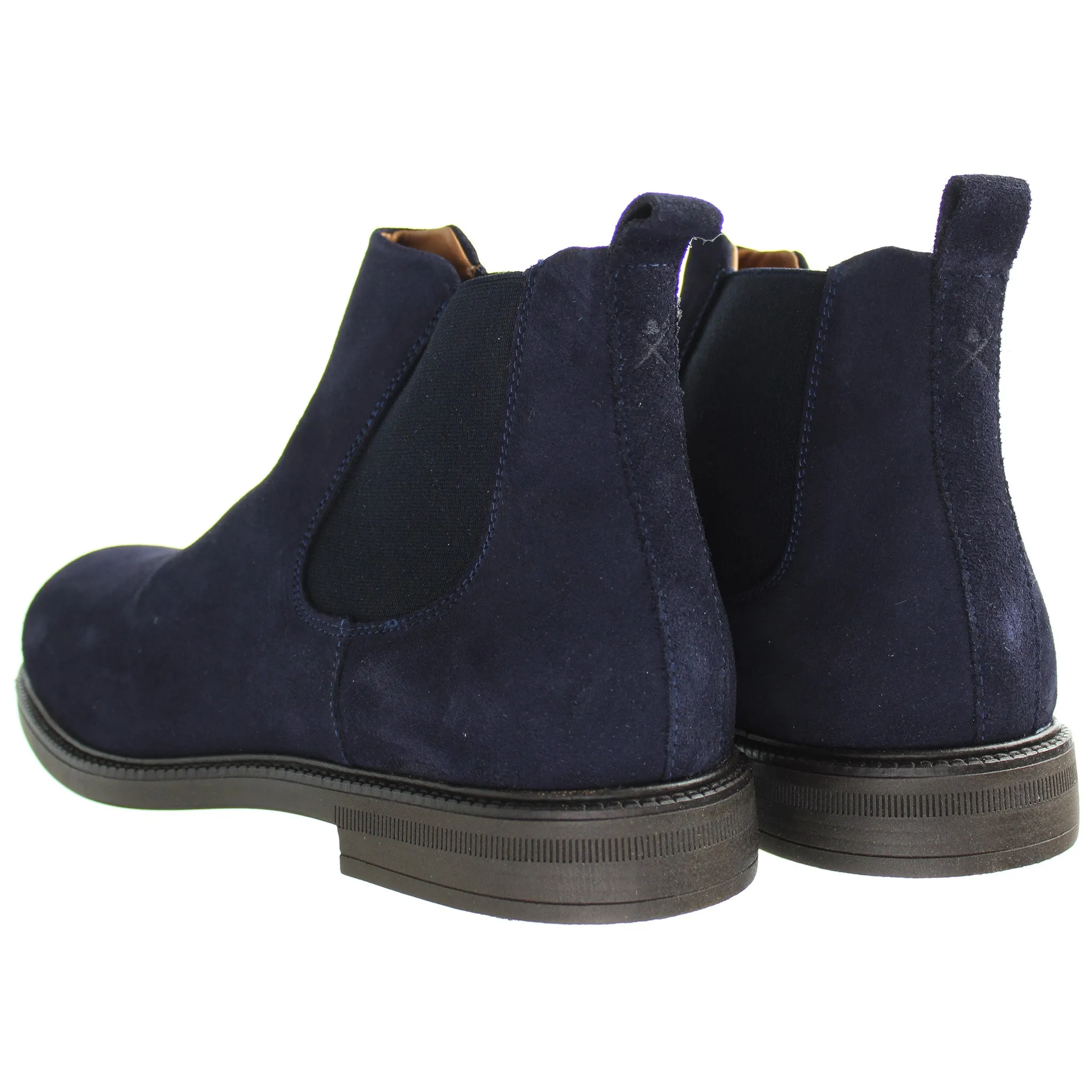 Hackett Chino Chelsea Mens Navy Boots