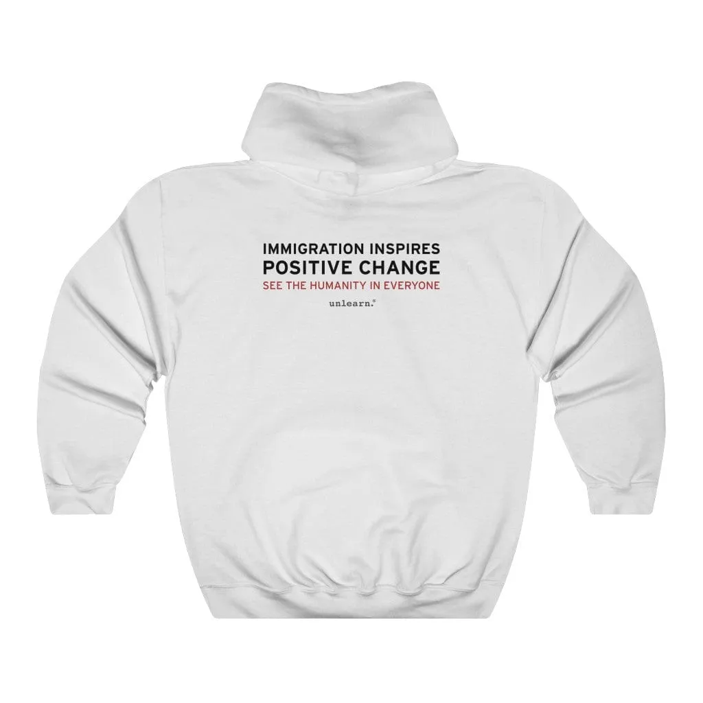 Immigration Inspires - Relaxed Fit Hoodie