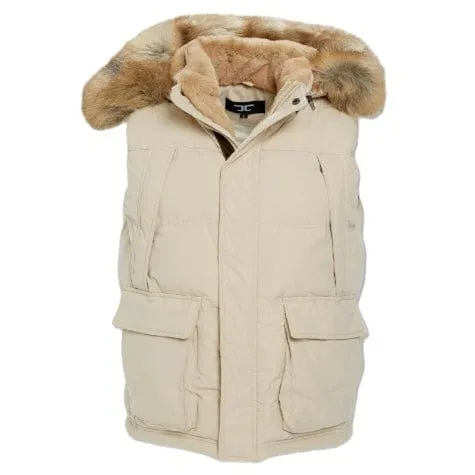 Jordan Craig Yukon Fur Lined Puffer Vest (Khaki) 9374V