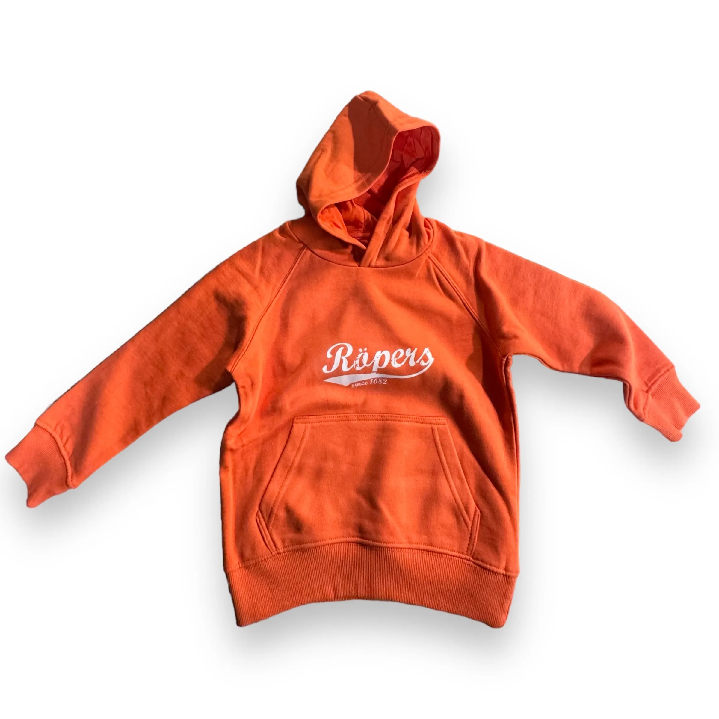 Kinder Hoodie Retro Logo Orange