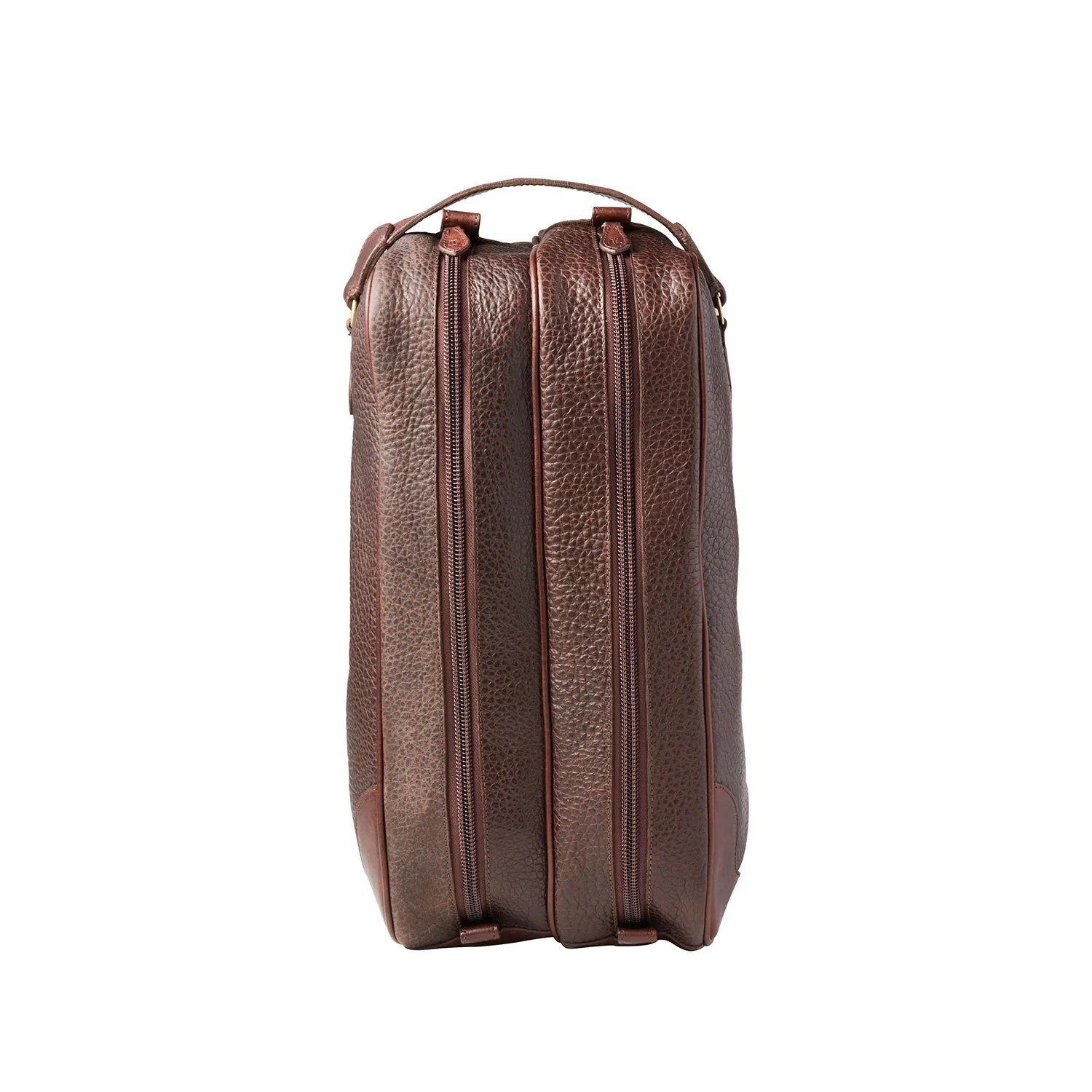 Leather Boot Bag :: Brown