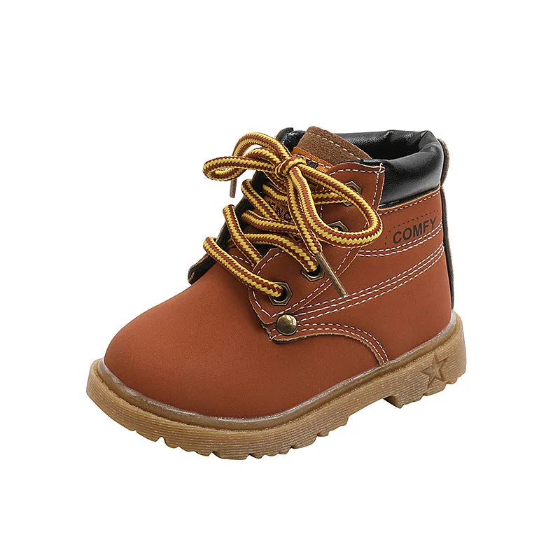 Leather Snow Boots Shoes Children Kid Wholesale Accessories