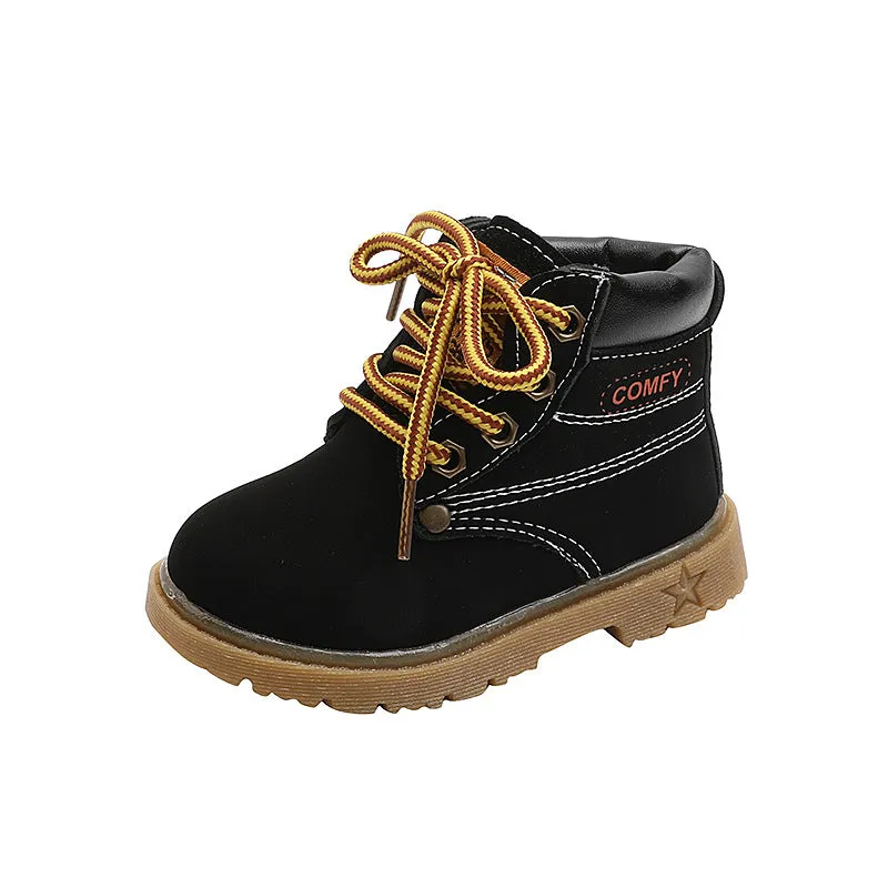 Leather Snow Boots Shoes Children Kid Wholesale Accessories