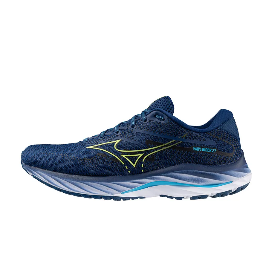 Mizuno Wave Rider 27 Azul Amarillo