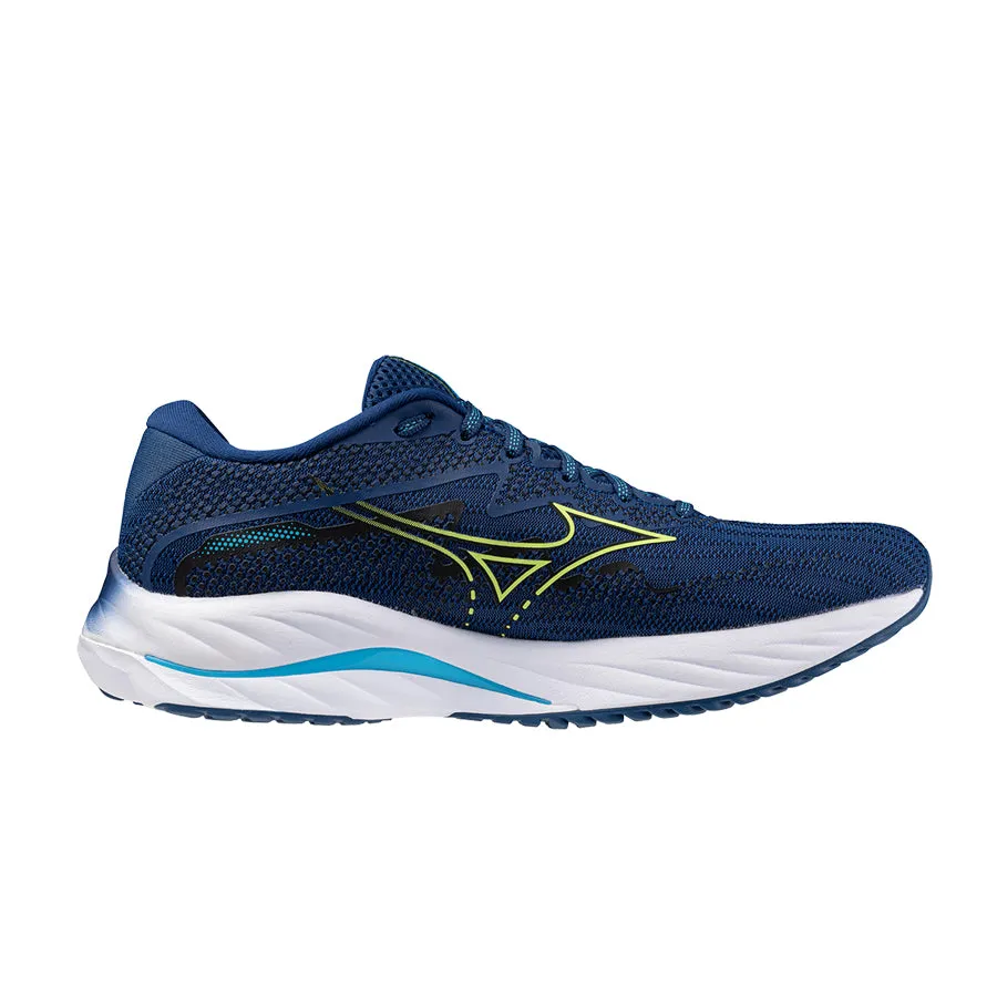 Mizuno Wave Rider 27 Azul Amarillo