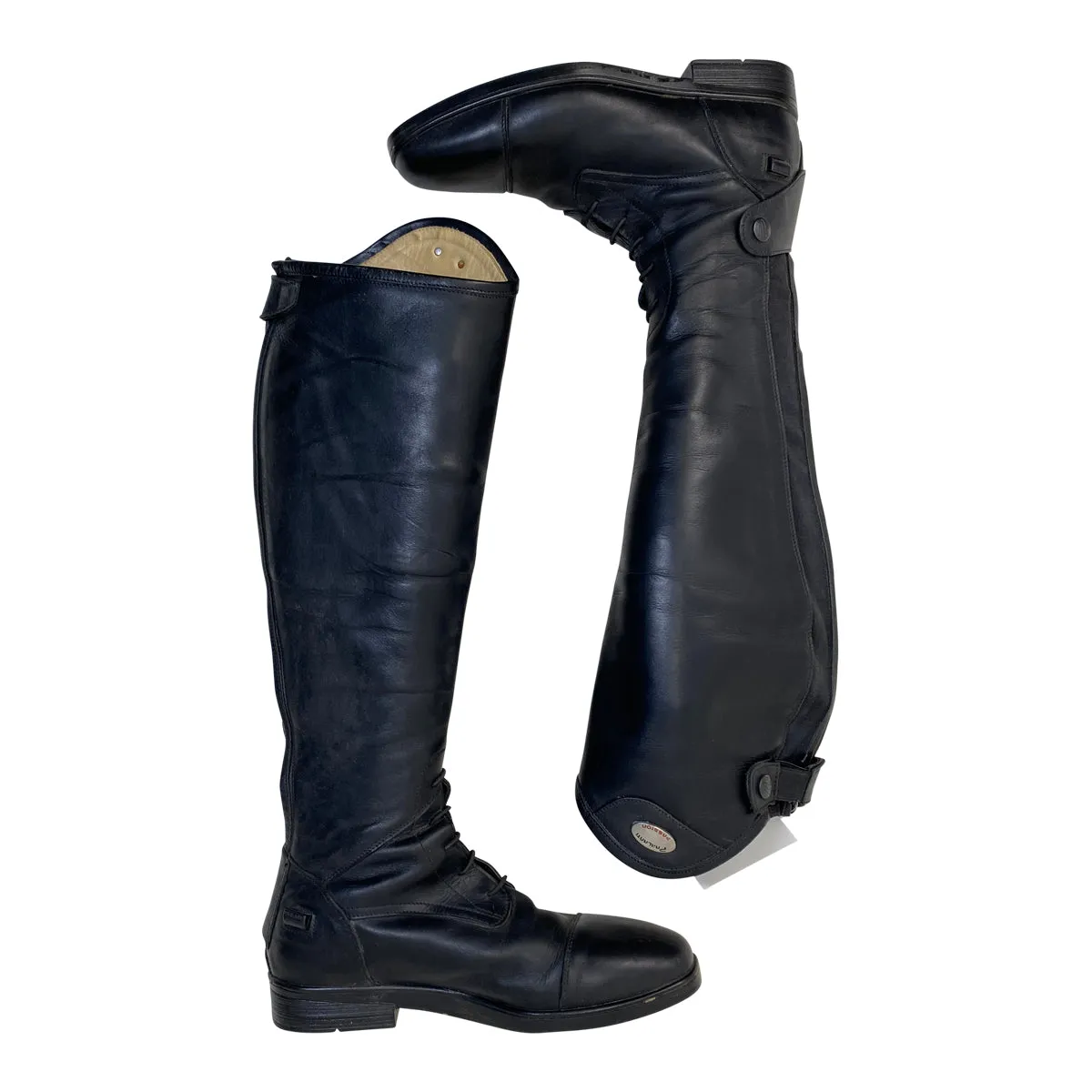 Parlanti 'Miami' Field Boots in Black - Women's EU 37 XL /US 6.5 Tall/X-Wide