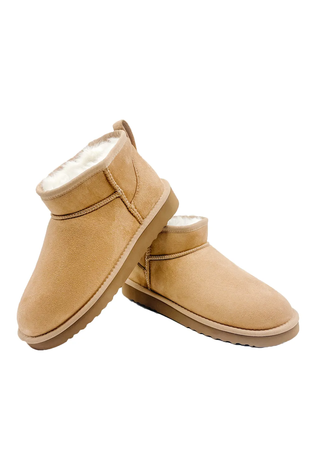 PAWJ Ultra Mini Boot | Tan / Aspen Snow