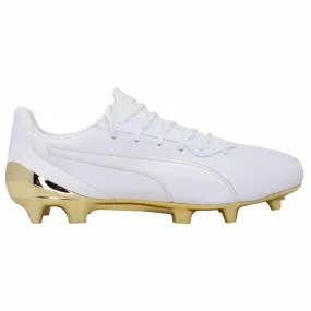 Puma King Platinum FG/AG White Mens Football Boots