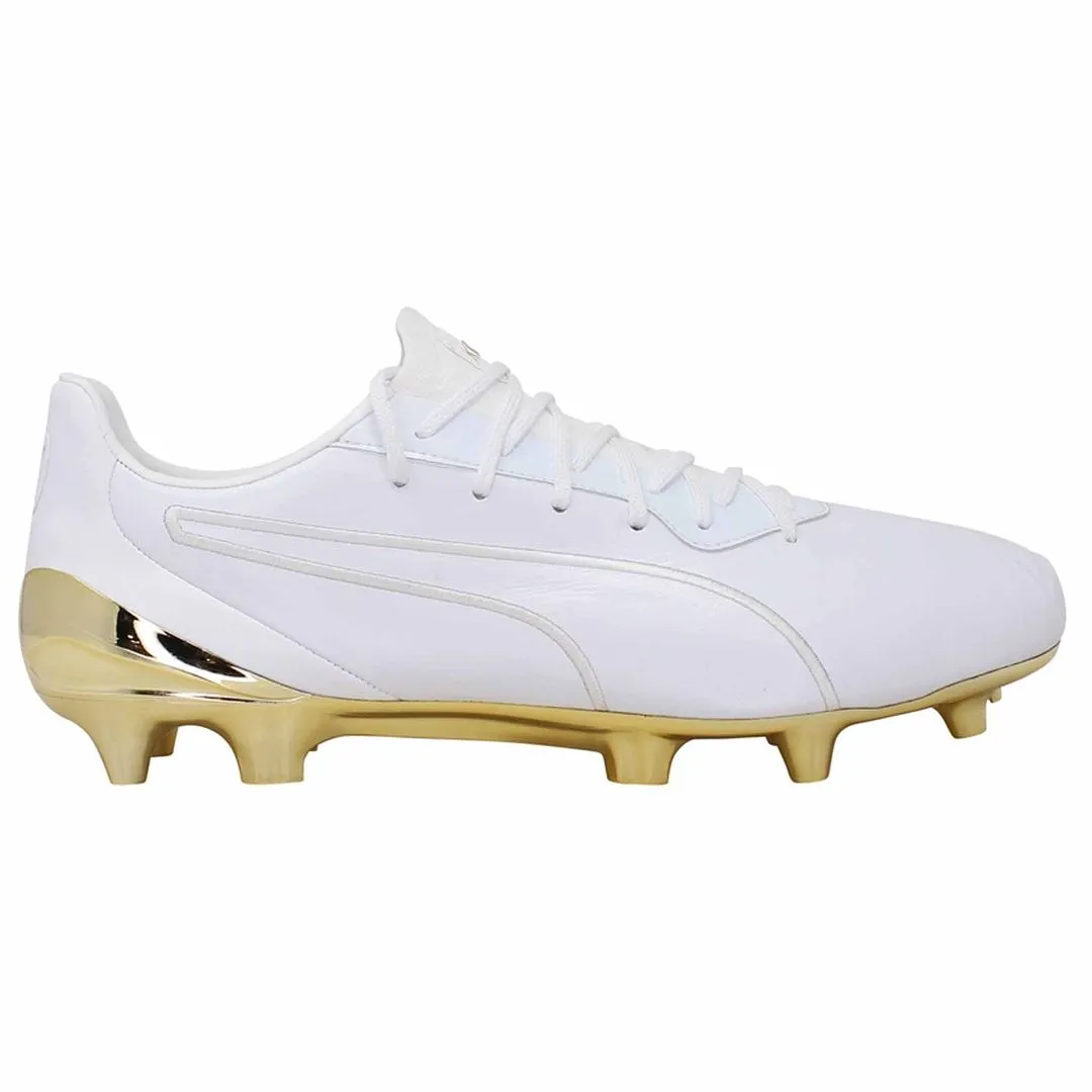 Puma King Platinum FG/AG White Mens Football Boots