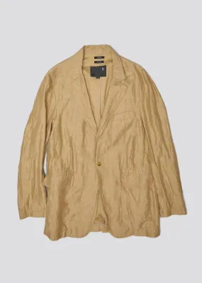 R13 Oversized Ragged Blazer Khaki