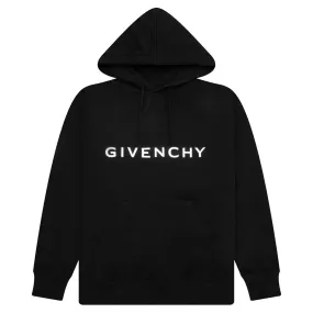 Reflective Slim Fit Hoodie - Black