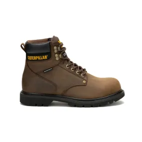 Second Shift Men's Steel-Toe Work Boots Wp Dark Brown