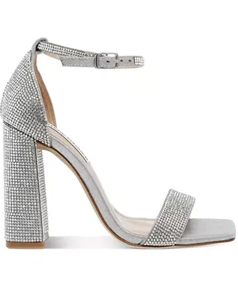 Silver Rhinestone TIAA heels