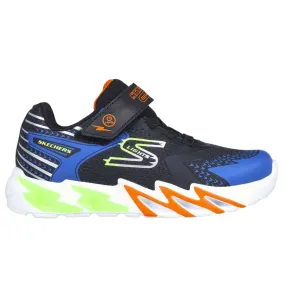 Skechers boy's sneaker with lights S Lights Flex-Glow Bolt 400138L/BKBL black-blue