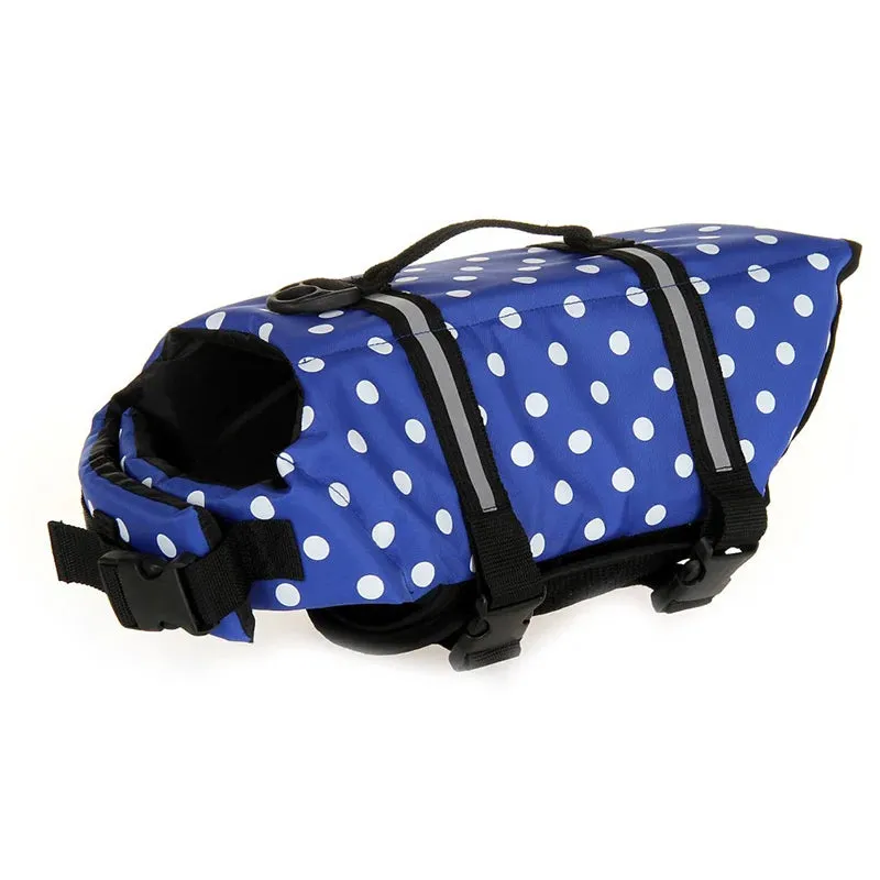 Summer Dog Fun & Safety: Adjustable Life Jacket & Swimwear, Reflective & Breathable, Great for Pool, Beach, & More!