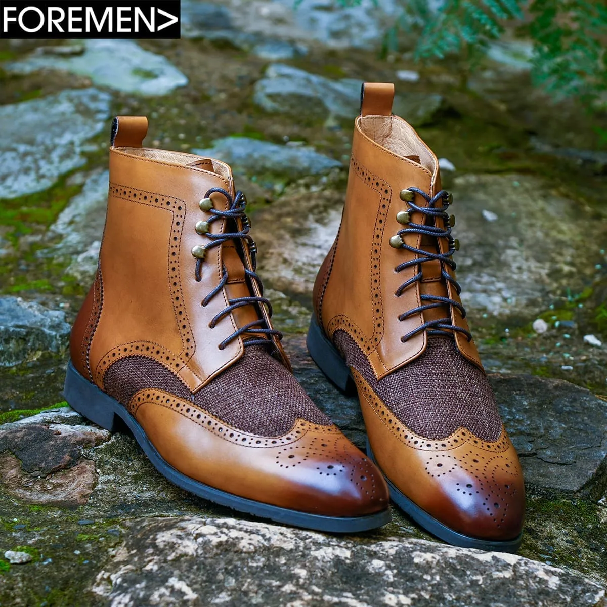 TONY BROWN | Brogue Boots