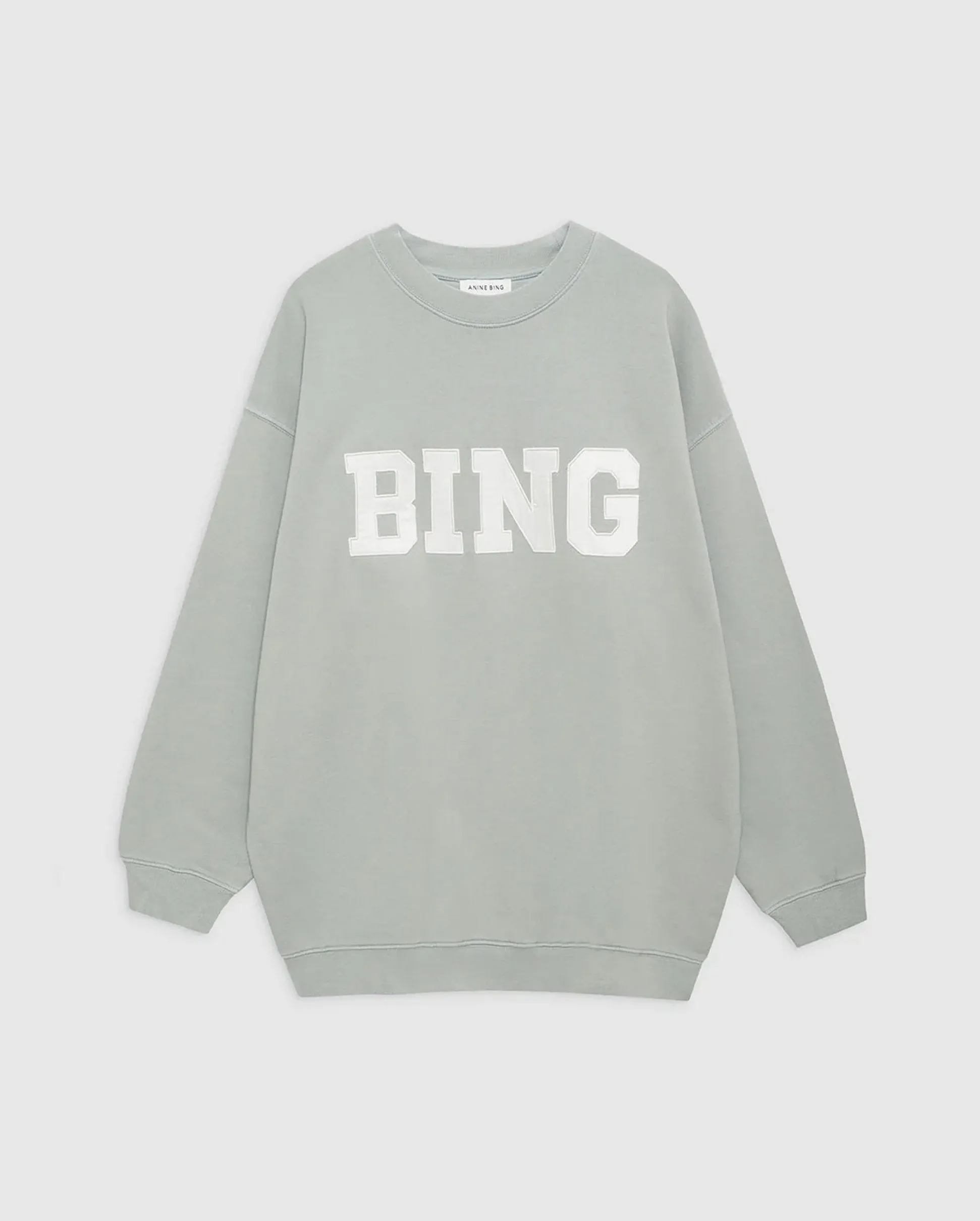 TYLER SWEATSHIRT SATIN BING / SAGE GREEN