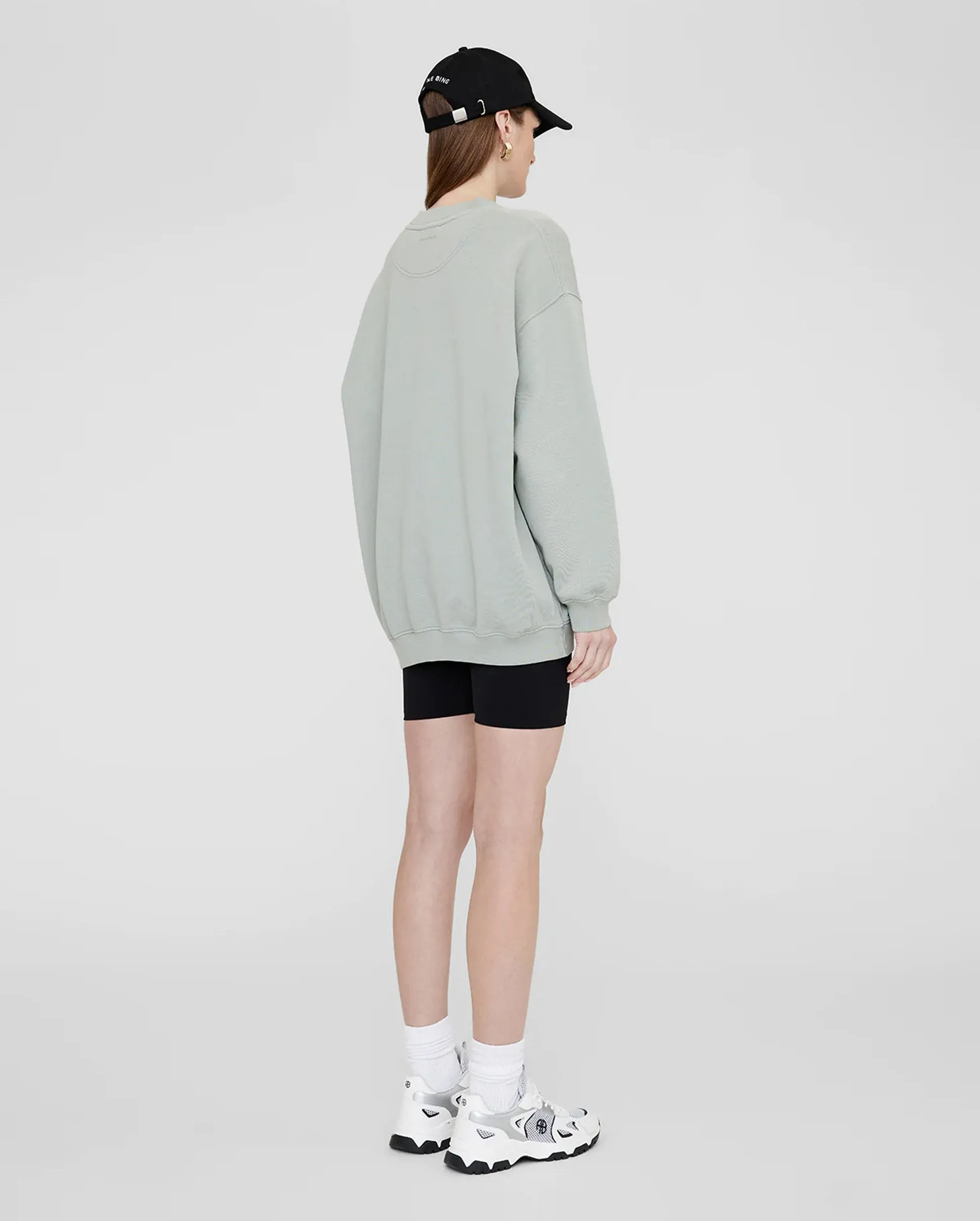 TYLER SWEATSHIRT SATIN BING / SAGE GREEN