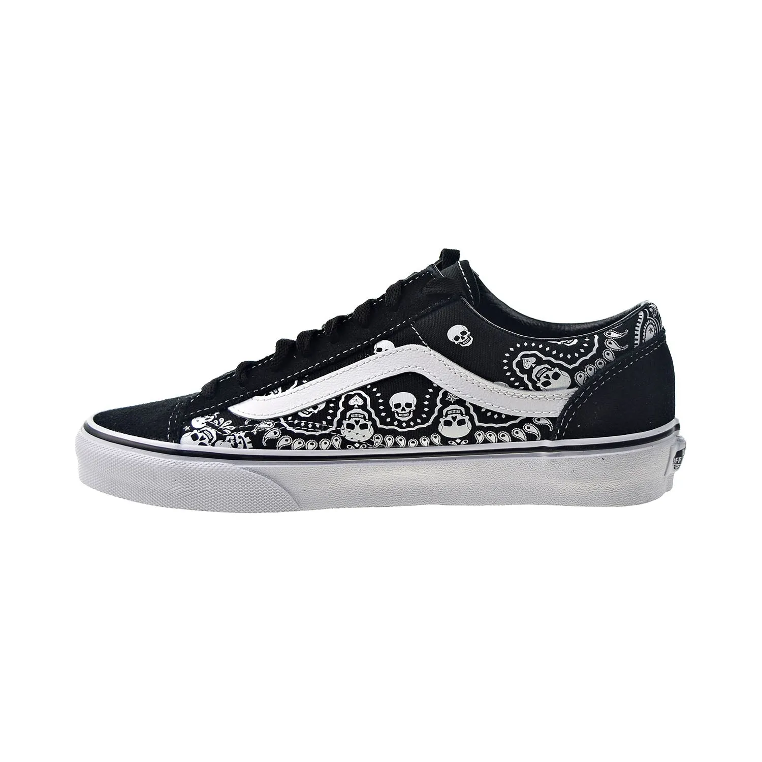 Vans Style 36 Men's Shoes Bandana Black-True White