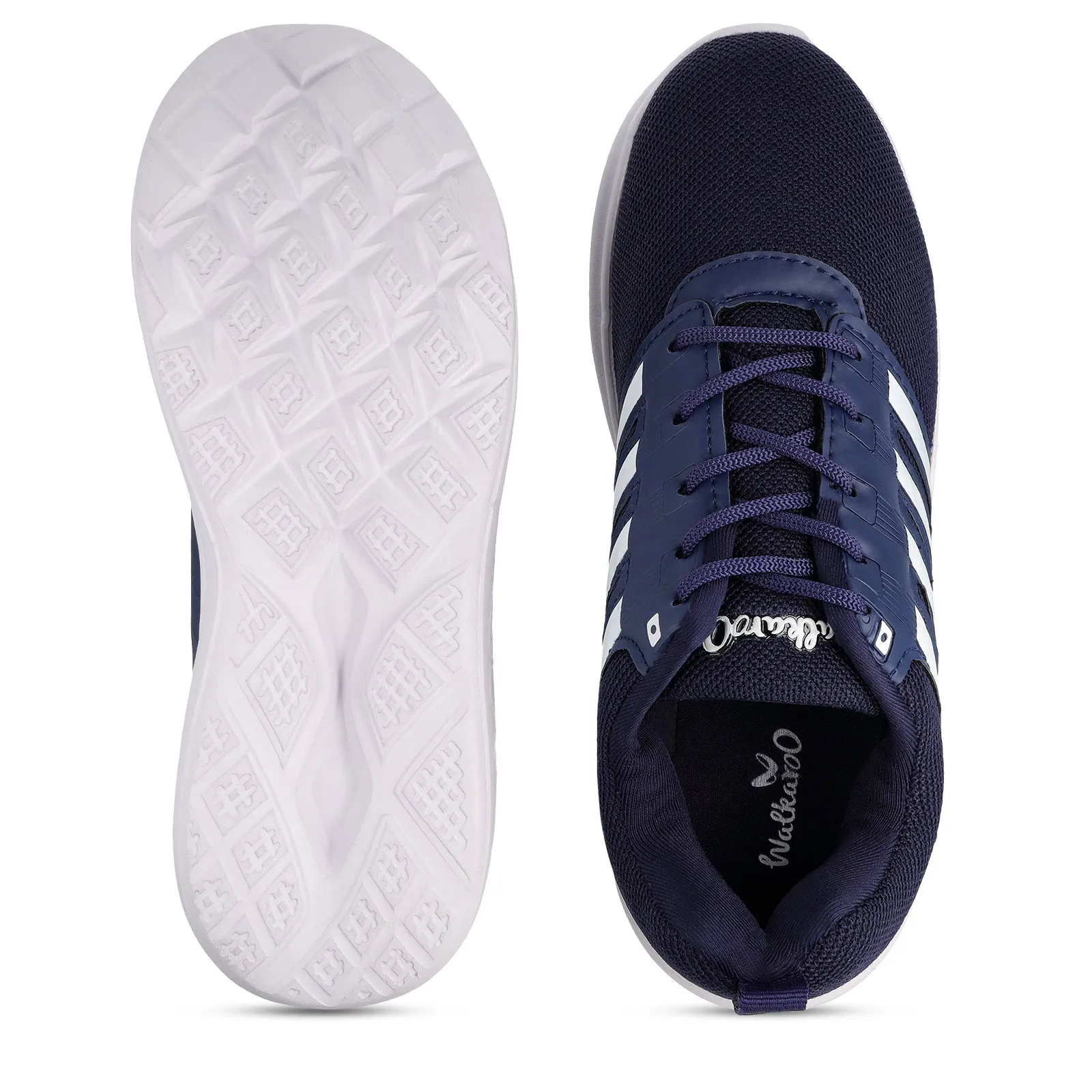 Walkaroo Boys Lace-up Training Shoes - WS3008 Navy Blue