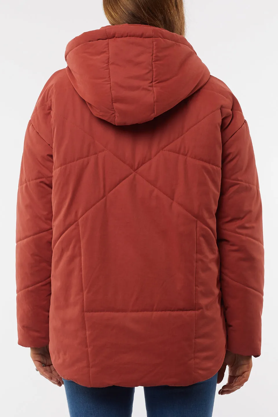 Zadie Rust Puffer Jacket